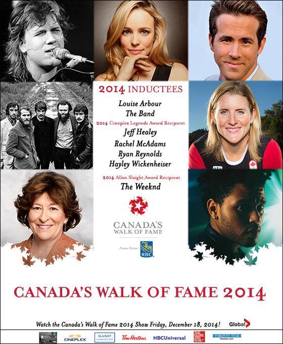 Canada's Walk of Fame 2014 Inductees