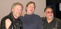 Jeff, Randy Bachman & Duke Robillard having a laugh @ Healey's Roadhouse