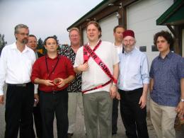 Jazz Wizards hamming it up in Elora - 2006